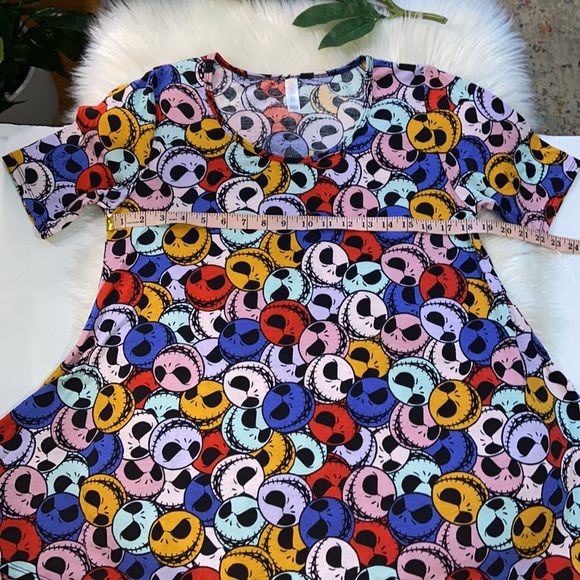 LuLaRoe Jack Skellington multicolor "Julia" size Small - Picture 6 of 11